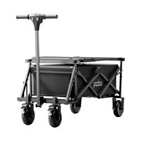 Chariot de camping pliable électrique PAOBA, imperméable, en aluminium, motorisé, tout-terrain, pour la plage et les courses