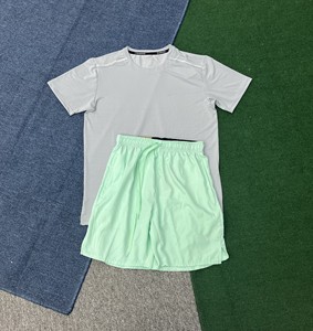 Ensembles de t-shirts <span class=keywords><strong>et</strong></span> shorts à séchage rapide pour hommes, sports d'été, entraînement sur piste, course à pied, fitness, basketball, marathon - Product Image 4