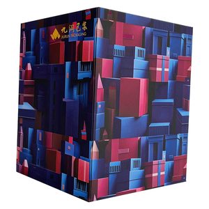 <span class=keywords><strong>2025</strong></span> Tùy Chỉnh Kích Thước Phong Cách Bán Hàng Nóng Đôi Mở Hiển Thị Hộp Sân Khấu Cho Mỹ Phẩm Sáng Tạo Bao Bì Từ Tái Chế Vật Liệu - Product Image 4