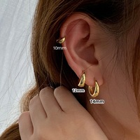 Nouvelles boucles d'oreilles géométriques en fer, style transfrontalier Europe-Amérique, ensemble de 6 pièces, personnalisées et simples, avec foulards assortis