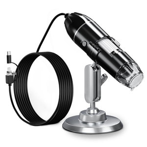 Manufacturer Hot Sale Electronic <strong>Microscope</strong> <strong>Handheld</strong> 640*480P 50-1000X Digital Zoom 3In1 <strong>USB</strong> Interface HD 0.3MP <strong>Microscope</strong> Set - Product Image 1