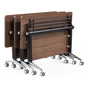 Nội thất văn phòng gấp bàn hội nghị tiết kiệm không gian bàn họp di động có bánh xe - Product Image 1