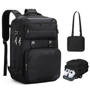 Sac à dos de voyage pour ordinateur portable avec poche pour chaussures, 25L, sac à dos cabine avec sac bandoulière détachable - Product Image 1