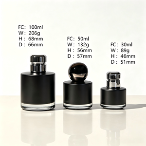 Minimalist Luxury <b>30ml</b> 50ml 100ml Clear Glass <b>Perfume</b> <b>Bottle</b> - High Flint Heavy Base Rechargeable Fragrance <b>Bottle</b> for Brands - Product Image 1