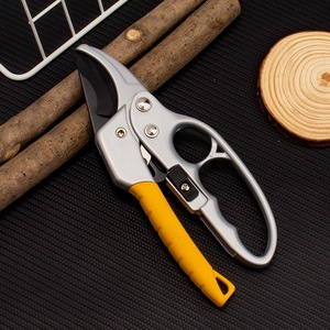 <b>Pruning</b> Shears Alloy Steel 10mm Max Cut Gray Yellow Handle For Fruit <b>Trees</b> Flower Gardening Landscaping <b>Tools</b> - Product Image 1