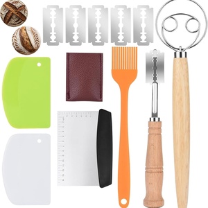 Meistverkauftes Europäisches Sauerteigbrot-Fermentations-Set Blaues Backwerkzeug-Set Rattan-Schaber-Set - Product Image 6