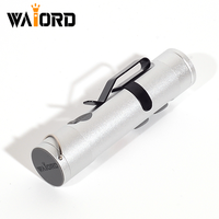 Lampe torche portable EDC WAIORD, mini lampe LED 500 lumens, design magnétique, rechargeable, alliage d'aluminium, USB, IP65, camping, réglable