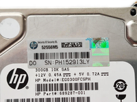 Disque dur 862138-001 6 To SATA 6G Midline 7.2K LFF (3,5 pouces) 861750-B21