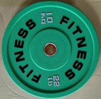 Disques de musculation en fonte bon marché et courants, qualité personnalisée pour la maison et la salle de sport, disques de poids colorés en fonte pour l'haltérophilie