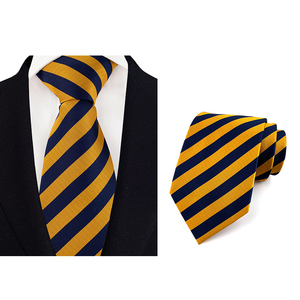 Corbata Profesional de 8CM con Rayas para Camisa de Negocios, Accesorio de Traje para Hombre, Personalizable - Product Image 1