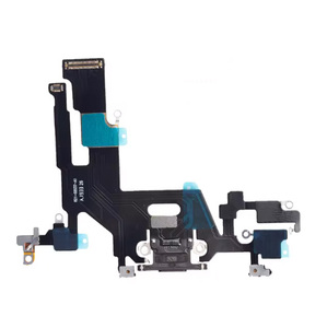ETOPLINK Prise USB Chargeur Port Dock Connecteur Bar Design Noir pour <span class=keywords><strong>11</strong></span> 11PRO Max Mic Casque Audio <span class=keywords><strong>Jack</strong></span> Flex <span class=keywords><strong>Cable</strong></span> - Product Image 4