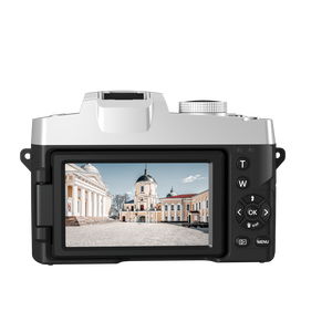 Máy ảnh kỹ thuật số Zoom quang học 12X để chụp ảnh 75mp 4K UHD tự động lấy nét máy ảnh nhỏ gọn với wifi 180 ° lật màn hình cảm ứng - Product Image 4