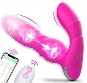 Anal Plug Avec Cock Ring Télécommande Vibrant Poussée Massage Prostate Vibrateur Anal Pour Gay Plaisir Sexe Masculin