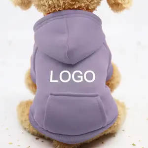 2024 Low Price Wholesale Custom Multi Color Comfortable Fleece Dogs Cloth Pet Clothes Blank Dog Hoodie