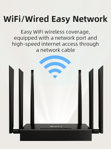 DNXT Routeur industriel <span class=keywords><strong>portable</strong></span> 4G Emplacement pour carte SIM 6 antennes 300mbps WiFi CPE Volte Fonction pare-feu pour bureau Mini WiFi <span class=keywords><strong>3G</strong></span> - Product Image 2