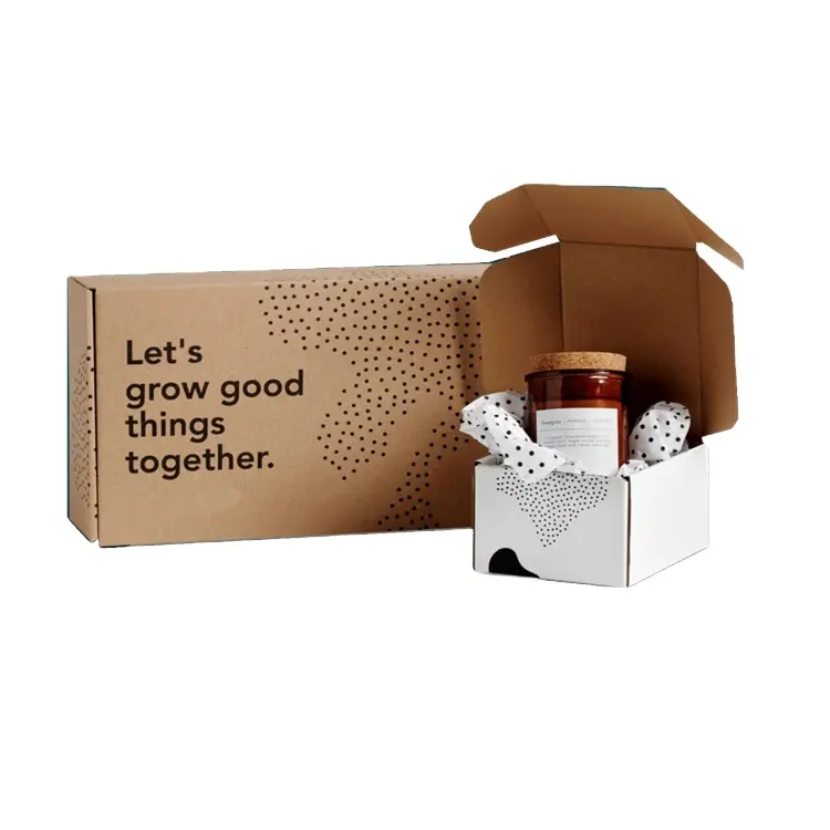 Emballage écologique, boîtes en carton personnalisées, boîte à pizza, cabane, triple boîte à friandises
