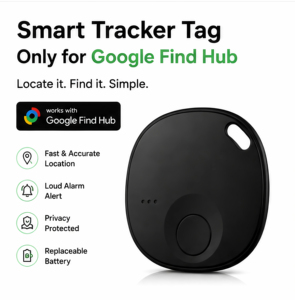 Pencari Kunci Android Smart Tag Kompatibel dengan Google Find Hub Tahan Air IP67