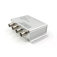 Hub Balun Vidéo Passif 4CH 8CH pour TVI CVI AHD CCTV, Câble BNC vers UTP RJ45 en Cuivre Massif 18AWG Réel