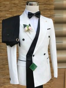 Jas Pengantin Pria Model Baru Xb Custom 2025 Desain Terbaru untuk Pengantin Pria dan Pendamping Pria, Tuxedo Formal untuk Pesta <span class=keywords><strong>Prom</strong></span>, Set 2 Potong - Product Image 2
