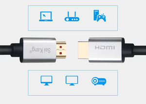 Mạ vàng <span class=keywords><strong>HDMI</strong></span> Cáp 2.0 1080P 4K 60Hz Tốc độ cao cáp Máy tính HDTV dây 19 + 1 30AWG OFC dây 1-30m - Product Image 4