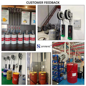 משאבת תוף פנאומטי שמן 55 גלון תוף אוויר מנוע מונע משאבות טרולי עם משאבת שמן 3:1 - Product Image 5