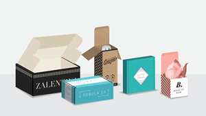 Hot Sale New High-End Custom Corrugated Board Candle Packaging <b>Box</b> with Embossing & UV Coating <b>Brown</b>/Black Logo Accepted - Product Image 3
