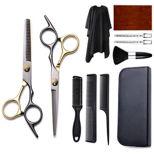 Hairdressing Scissors Set Stainless Steel Thinning Shears Bangs Trimmers For Hair Styling Tools - Product Image 3