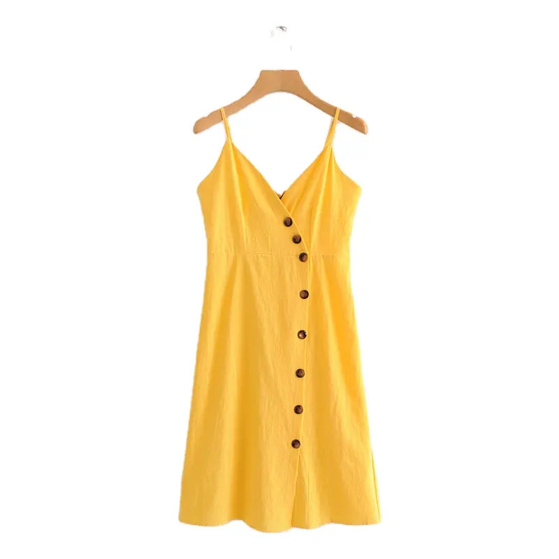 Vestido casual feminino, novo modelo coreano moda decote em v