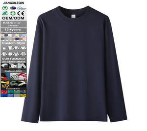 Long-sleeved <strong>T</strong>-<strong>shirt</strong> As a Base Layer for Long <strong>Johns</strong>, a Round-neck <strong>T</strong>-<strong>shirt</strong> for Both Men and Women, Paired with Couple <strong>Shirts</strong> - Product Image 2
