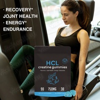 Gummies à la créatine HCL à la myrtille Vitahealthy, gummies OEM/ODM pour une nutrition quotidienne et une utilisation de marque personnalisée, gummies à la créatine HCL
