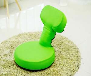 Japanse Stijl Verstelbare Tatami Legless Gewatteerde Vouwen Vloer Stoel Spel Stoel Met Liefde-Hart Ontwerp - Product Image 4