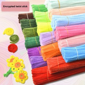 ชุดวัสดุทำมาการองสีสันสดใสแบบ DIY ขายส่ง พร้อมก้านพับได้และดอกไม้กำมะหยี่เสมือนจริงสำหรับตกแต่งงานปาร์ตี้ - Product Image 5