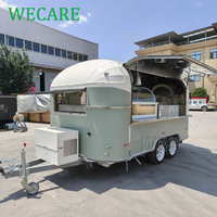 Wecare VIN CE DOT Camion de restauration rapide mobile, cuisine complète, café, bar à bière, traiteur mobile de rue, remorque alimentaire avec cuisine