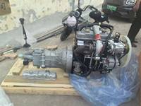 Moteur diesel turbo ISUZUU 4JB1T avec radiateur, boîte de vitesses manuelle à 5 rapports, ensemble complet pour camion utilitaire 4x2