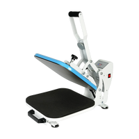Presse à chaud semi-automatique magnétique à ouverture automatique 2026, avec plateau coulissant 38x38cm, pour transfert d'impression sur T-shirts