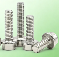 Tornillo de Cabeza Cilíndrica con Ranura Hexagonal Estándar DIN251, Acero Inoxidable 304, M5-M12, Fijación Industrial