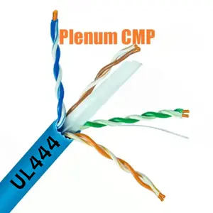 Кабель Cat6 penum, сертифицированный кабель Cmp с номинальной локальной сетью, 23awg Utp Cat 6, сетевой Ethernet Plenum Cat6 кабель