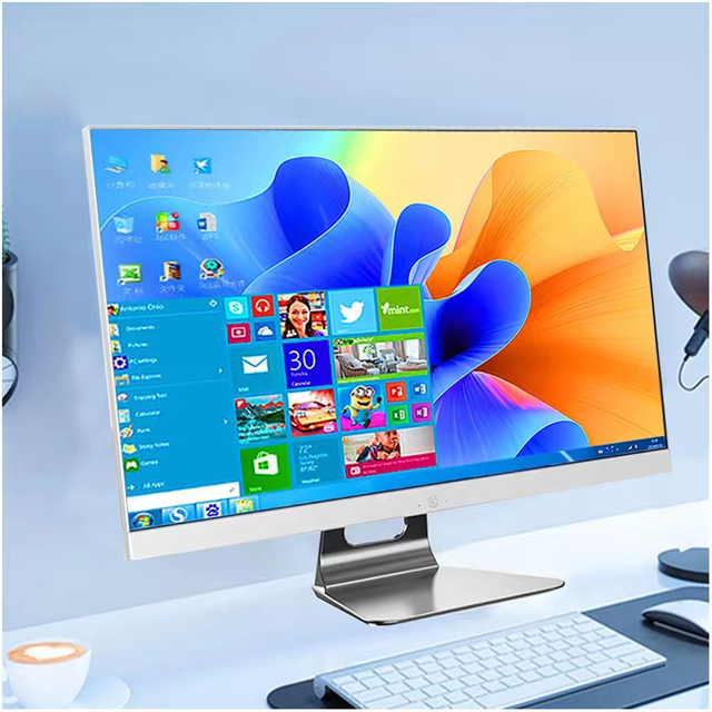 27 Inch Industrial Use All-in-One PC Core I7 10750H 16GB RAM 512GB SSD OEM AIO Desktop Computer for Business UPS Battery