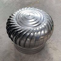 Dachentlüfter für Haus und Fabrik, Wärmeabzugsventilator, Windgetriebener, Auslaufsicherer Edelstahl-Abluftventilator