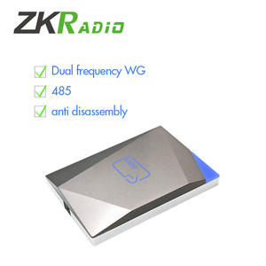 Carcasa de diseño geométrico 3D ID + lector de tarjetas IC Anti copia NFC lector de tarjetas compatible con interfaz WG + RS485 para sistema de Control de acceso - Product Image 2