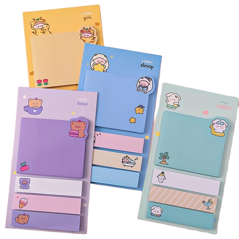 Kawaii липкие блокнот Блокнот Канцелярские Товары для офиса школы клейкие наклейки размещенные на заказ блокнот