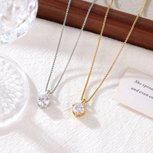 Collier en acier inoxydable avec pendentif délicat pour <span class=keywords><strong>maman</strong></span>, cadeau Showfay pour <span class=keywords><strong>maman</strong></span> 2632 - Product Image 3