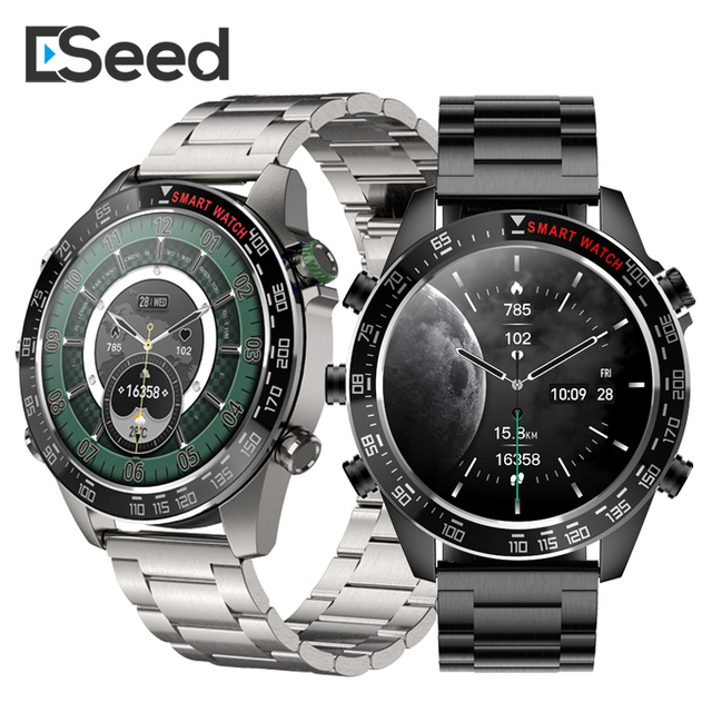 Eseed CT11 1.43 Amoled IP68 Waterproof Smart Digital Watch Business Sports Sleep Tracker Dual Strap Compatible Remote Control