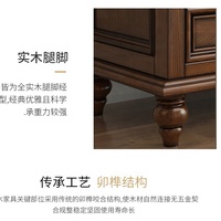Mi Siècle Style Scandi Bois Foncé Cercle En Laiton Multimédia TV Unité Buffet Armoire étagère porte