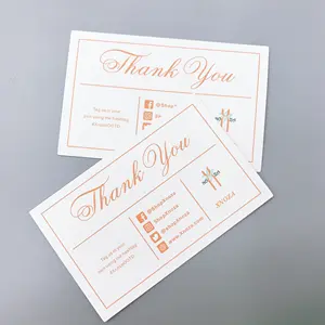 hot selling thank you cards for business eco friendly thank you cards