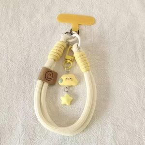 2025 nuevo teléfono celular encanto cuerda cordón corto con Tether Tab Universal lindo teléfono llavero correa de muñeca para mujeres niñas - Product Image 5