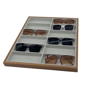 2025 nouveau <span class=keywords><strong>plateau</strong></span> d'affichage de lunettes en bois polyvalent de conception <span class=keywords><strong>pour</strong></span> lunettes - Product Image 2
