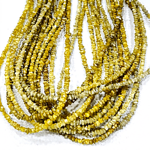 Perles de diamant jaune de haute qualité, perles de diamant jaune naturel non taillées, fournisseur indien pour la fabrication de bijoux, tendance - Product Image 1