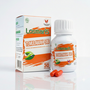 Las cápsulas de extracto de rizoma de Xanthorrhizae con curcuma de Losman ofrecen potentes beneficios para la salud, naturales. - Product Image 4