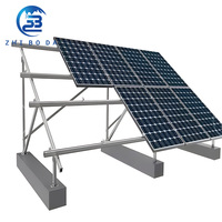 Système de support solaire photovoltaïque au sol en béton préfabriqué économique et stable pour la construction solaire